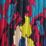 Mini Pleat Satin - Cukoo Blue