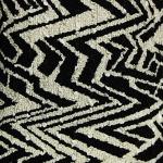 Magic Crush Satin - Block Print Black-Ivory