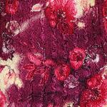 Magic Crush Satin - Rose Floral - Berry