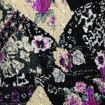 Magic Crush Satin - Rasp Sherbet Abstract