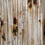 Mini Pleat Satin - Beige Floral