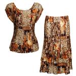 Sets Satin Mini Pleat - Cap / Skirt