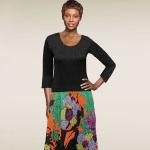 Sets Magic Crush Satin - Three Quarter / Skirt
