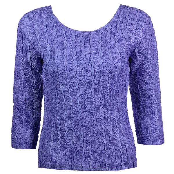 wholesale 1078 -Magic Crush Silky Touch - 2-Ply 3/4 Sleeve Solid Violet - One Size Fits Most