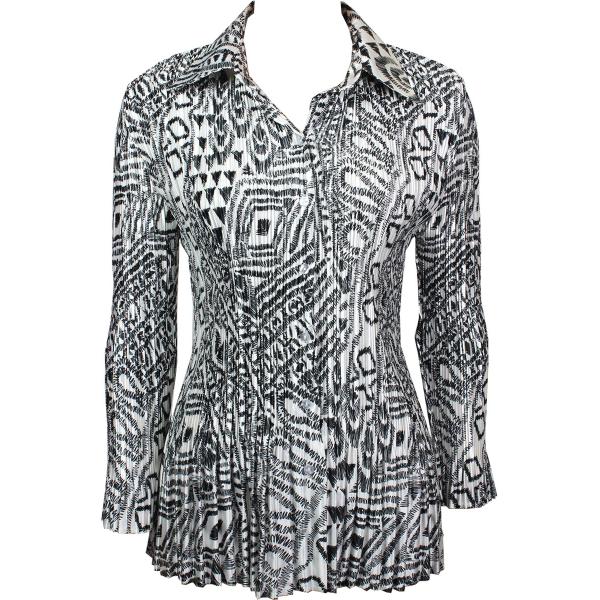 Wholesale 1317 - Satin Mini Pleats Cap Sleeve Dresses Abstract Dash Designs Satin Mini Pleat - Blouse - One Size Fits Most