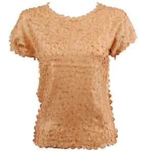 1154 - Petal Shirts - Cap Sleeve Solid Gold - One Size Fits Most