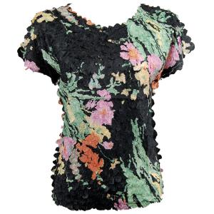 1154 - Petal Shirts - Cap Sleeve Floral Fantasy - One Size Fits Most