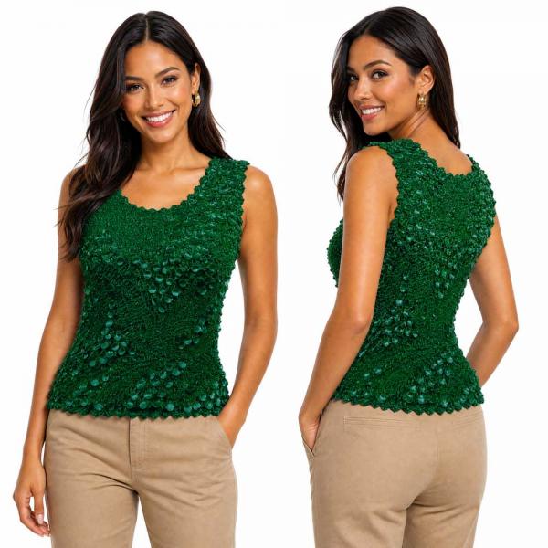 wholesale 1158 - Pinpoint Coin - Sleeveless Seagreen - One Size Fits Most