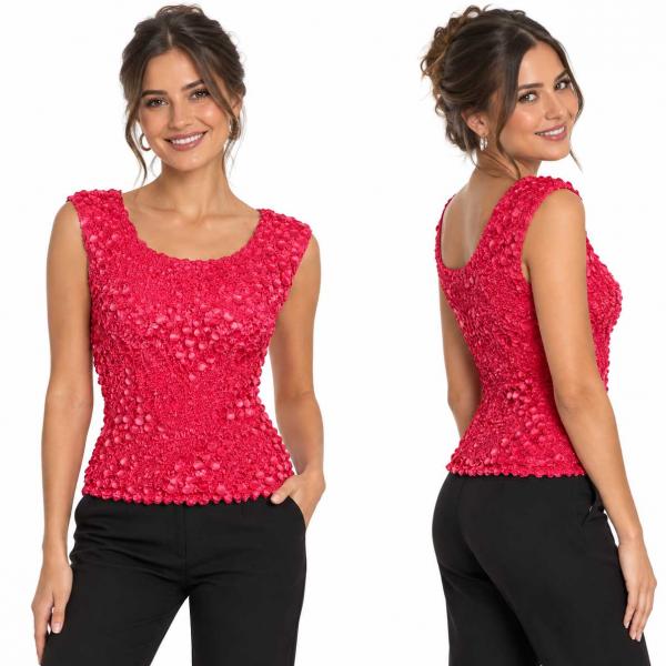 wholesale 1158 - Pinpoint Coin - Sleeveless Magenta - One Size Fits Most