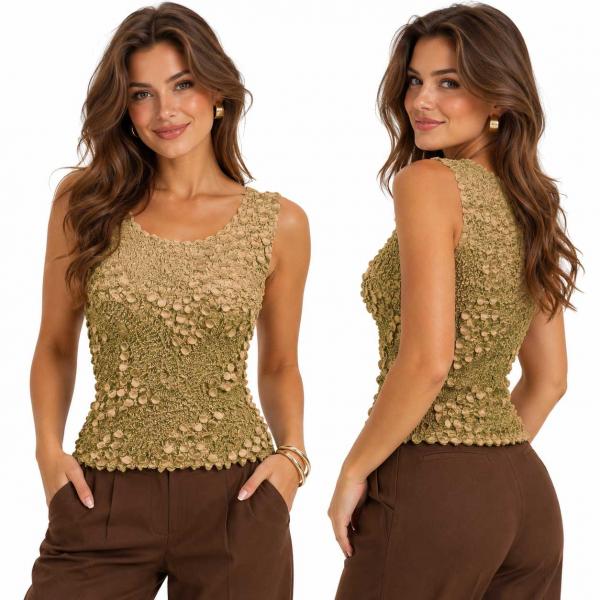 wholesale 1158 - Pinpoint Coin - Sleeveless Champagne - One Size Fits Most