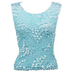 1158 - Pinpoint Coin - Sleeveless Sky Blue  - One Size Fits Most