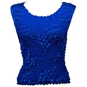 1158 - Pinpoint Coin - Sleeveless Royal Blue - One Size Fits Most