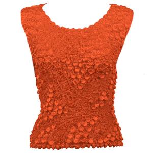 1158 - Pinpoint Coin - Sleeveless Paprika - One Size Fits Most