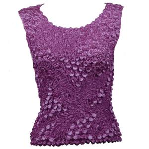 1158 - Pinpoint Coin - Sleeveless Plum - One Size Fits Most