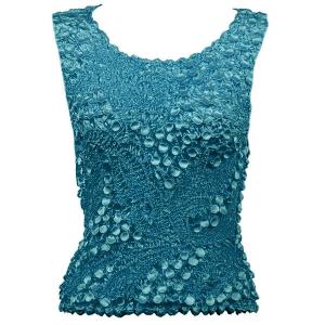1158 - Pinpoint Coin - Sleeveless Teal - One Size Fits Most