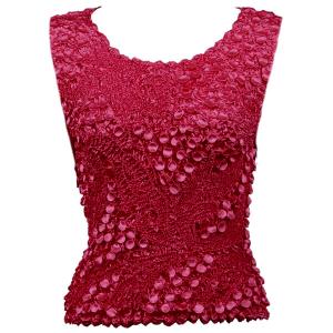 1158 - Pinpoint Coin - Sleeveless Burgundy - One Size Fits Most