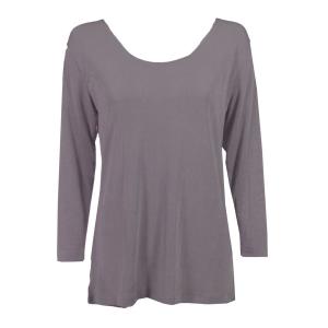 1175 - Slinky Travel Tops - Three Quarter Sleeve Lavender MB - One Size Fits  (S-L)