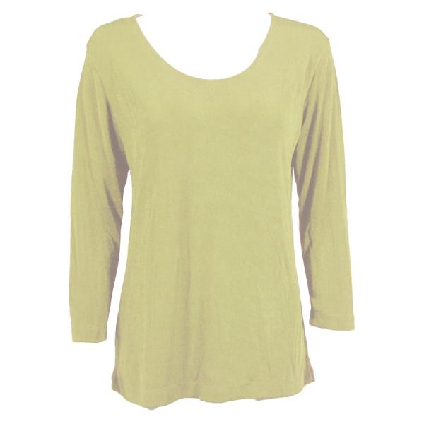 wholesale Slinky Travel Tops - Three Quarter Sleeve Pear - One Size Fits  (S-L)