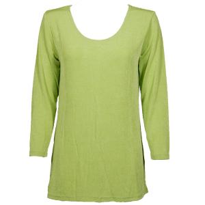 1175 - Slinky Travel Tops - Three Quarter Sleeve Green Apple - One Size Fits  (S-L)