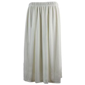 1177 - Slinky Travel Skirts Off White Slinky Travel Skirt - One Size (S-XXL)