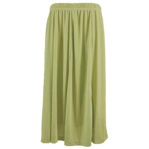 1177 - Slinky Travel Skirts Leaf Green Slinky Travel Skirt - 25 inch inseam (XL-2X)