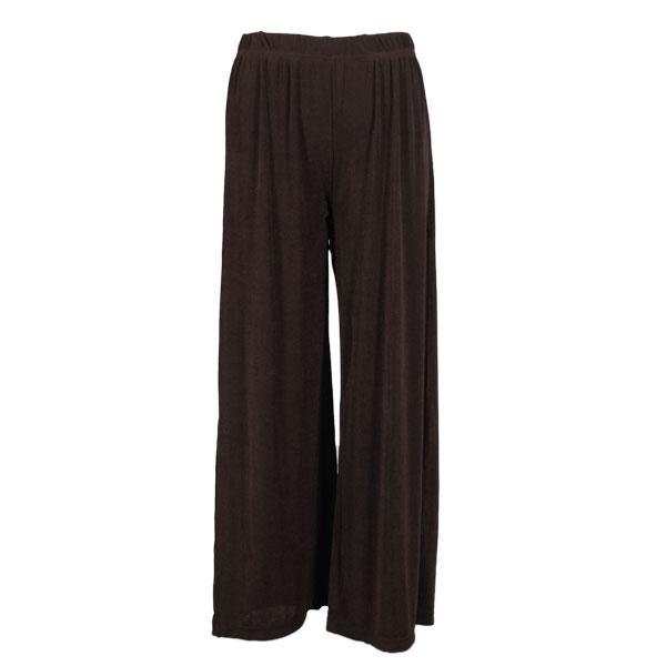 wholesale 1178 - Slinky Travel Pants and More Dark Brown - 25 inch inseam (S-L)