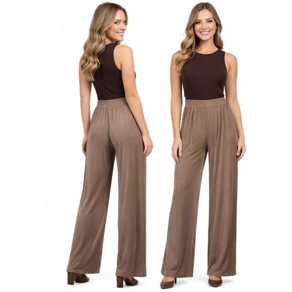 Wholesale 1178 - Slinky Travel Pants  Taupe - 29 inch inseam (S-L)