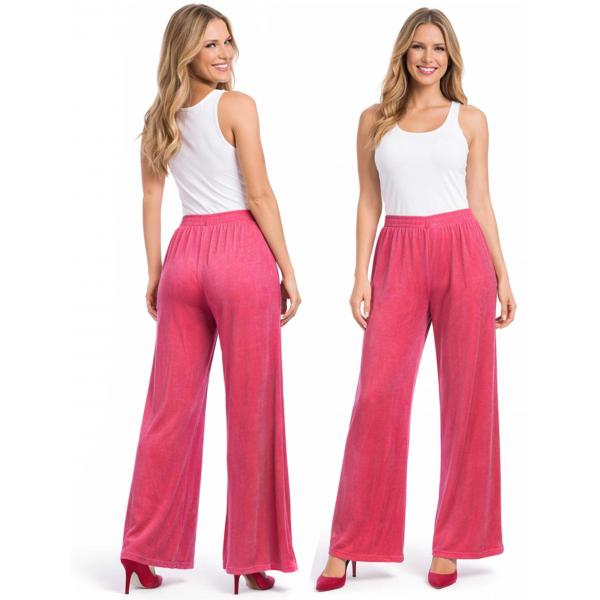 Wholesale 1178 - Slinky Travel Pants  Raspberry - 29 inch inseam (S-L)