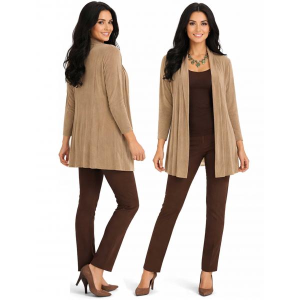 Wholesale 1178 - Slinky Travel Pants  Champagne - Plus Size Fits (XL-2X)