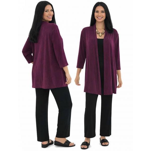 Wholesale 1178 - Slinky Travel Pants  Purple - Plus Size Fits (XL-2X)