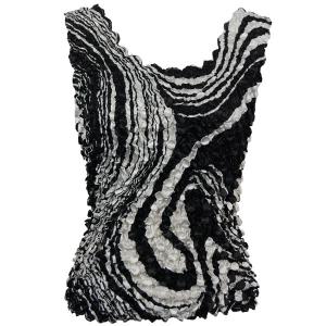 1234 - Coin Prints - Tank Top Swirl Black-White - One Size Fits Most