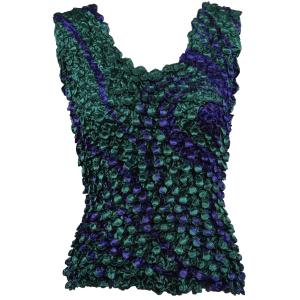1234 - Coin Prints - Tank Top Swirl Green-Purple - One Size Fits Most