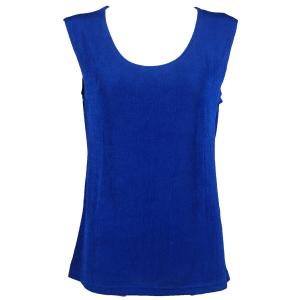 1246 - Sleeveless Slinky Tops  Blueberry - One Size Fits  (S-L)