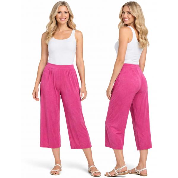 Wholesale 1178 - Slinky Travel Pants  Raspberry - One Size Fits Most