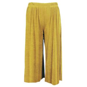 1248 - Slinky TravelWear Capris Yellow - Plus Size Fits (XL-2X)