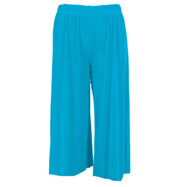 Wholesale 1248 - Slinky TravelWear Capris Caribbean Teal - One Size Fits Most