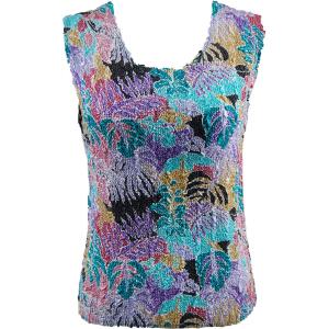 1254 - Ultra Light Crush Sleeveless Tops Tropical Breeze - One Size Fits Most