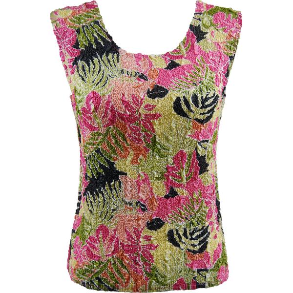 wholesale 1254 - Ultra Light Crush Sleeveless Tops Tropical Heat - One Size Fits Most