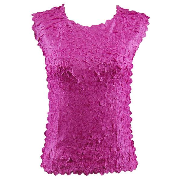 Wholesale 1256  - Petal Shirts - Sleeveless Solid Orchid - Queen Size Fits (XL-2X)