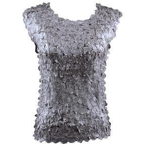 1256  - Petal Shirts - Sleeveless Solid Pewter - One Size Fits Most