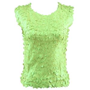 1256  - Petal Shirts - Sleeveless Solid Lime - One Size Fits Most