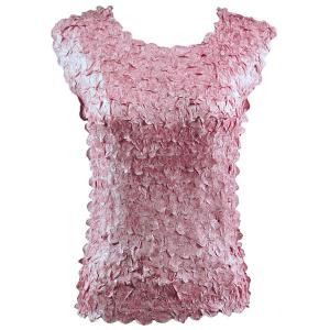 1256  - Petal Shirts - Sleeveless Solid Dusty Pink - One Size Fits Most