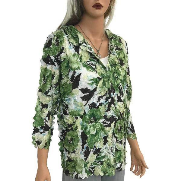 Wholesale 1258 - Petal Blouses Tropical Green - One Size (XL/1X)