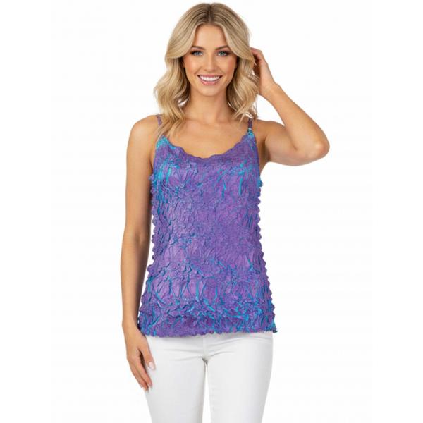 wholesale 1270 - Origami Spaghetti Strap Tanks Orchid - Aqua
(MB) - One Size Fits Most