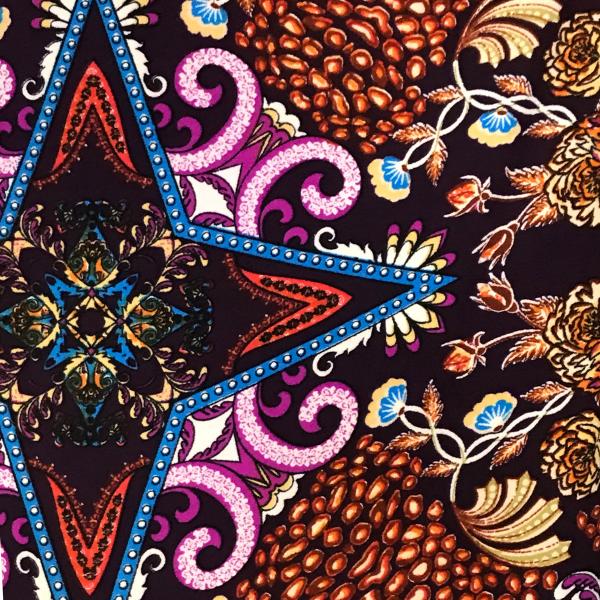 wholesale 1284 - Brushed Fiber Print Leggings  F/646/One Size<br>
Baroque Design (MB) - One Size Fits Most