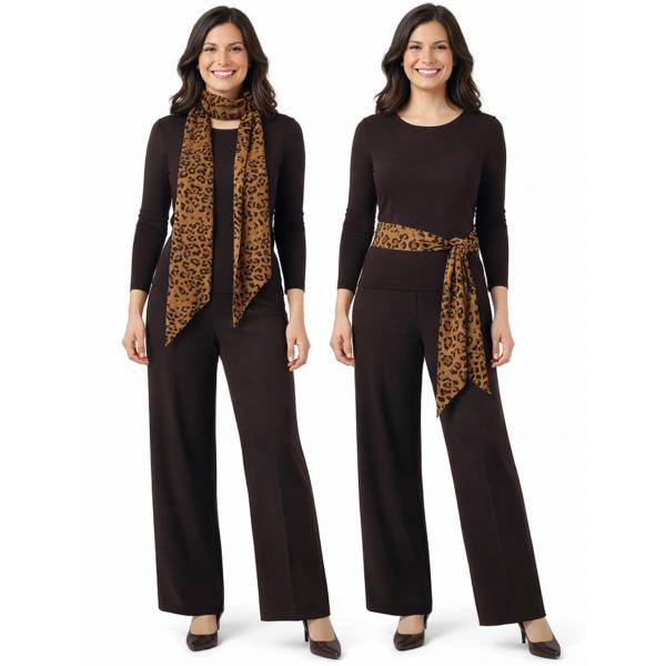 wholesale 1333 - Slinky Scarf/Sash Leopard Print - 