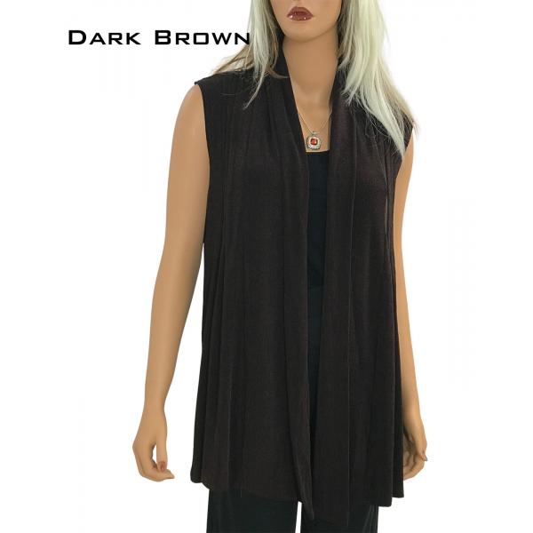 wholesale 1429 - Slinky TravelWear Vest Dark Brown - One Size Fits All