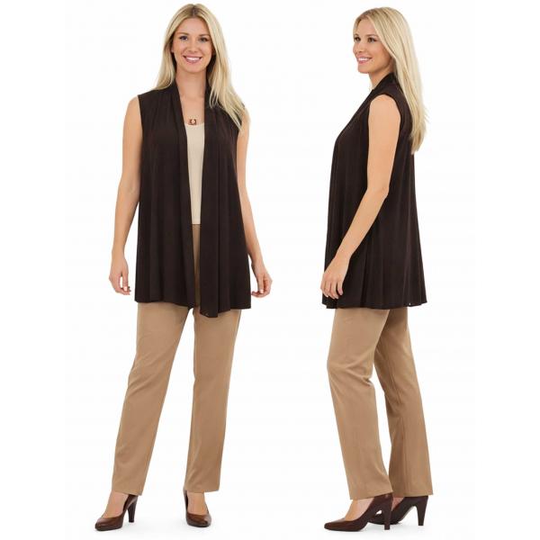 Wholesale 1639 - Slinky Stretch Belts Dark Brown - One Size Fits All