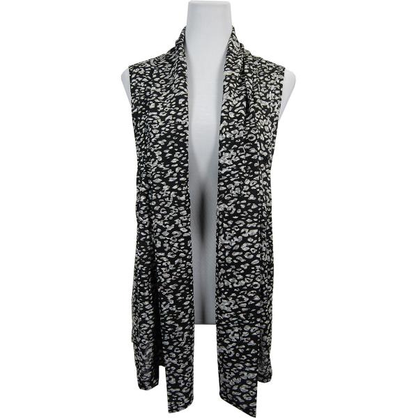 wholesale 1429 - Slinky TravelWear Vest Leopard Black-White - One Size Fits All