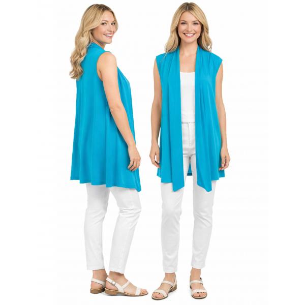 wholesale 1429 - Slinky TravelWear Vest Caribbean Teal - One Size Fits All